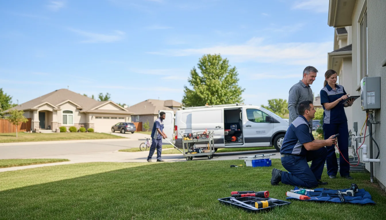 Tankless water heater service in Odem, TX